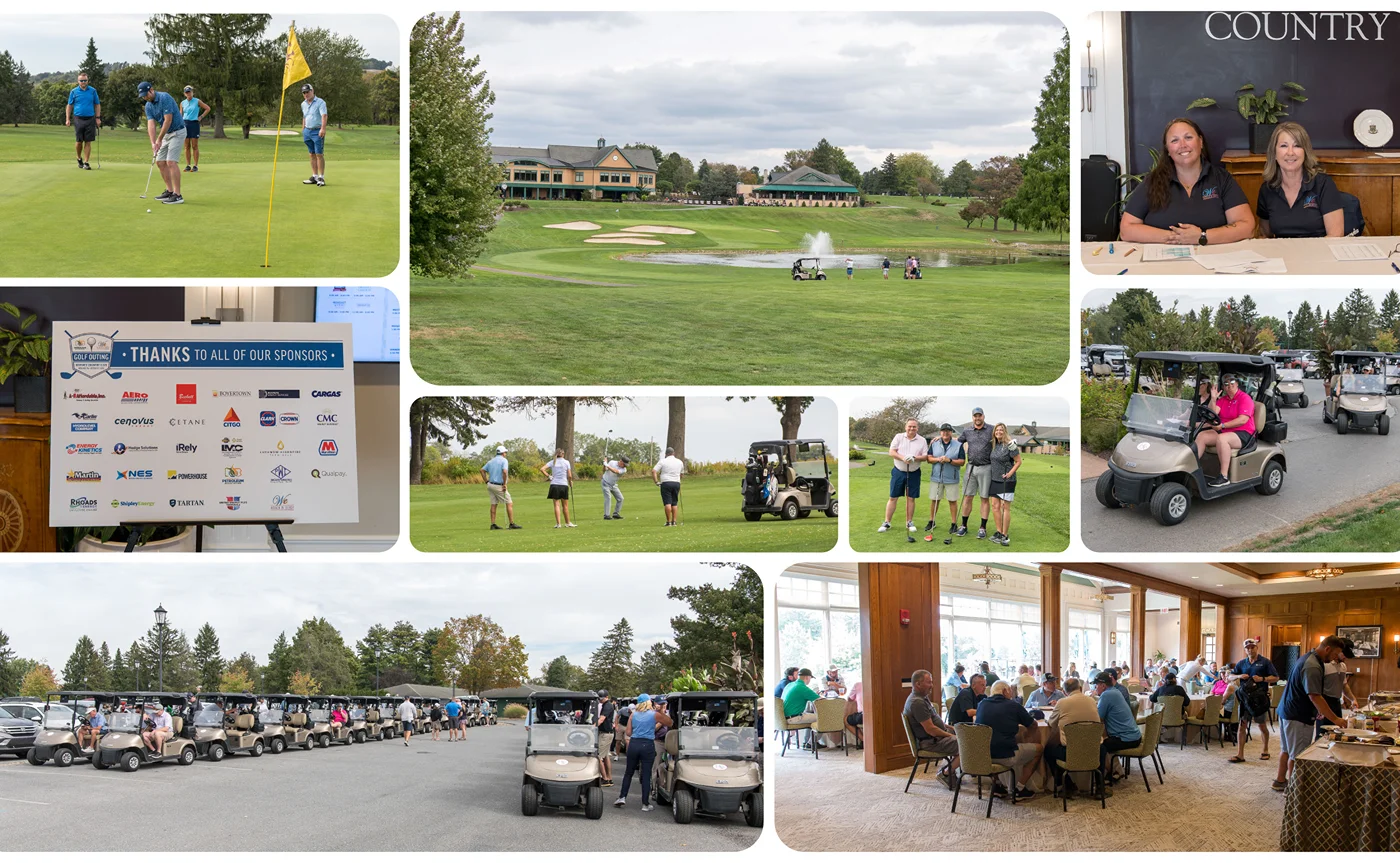 Golf Event Photo Collage